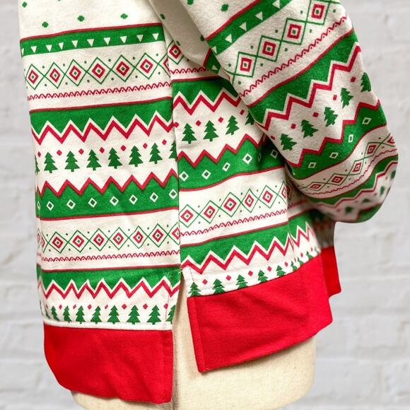 Star Wars Darth Vader Fair Isle Sweatshirt XS Holiday Red Green NWOT - Picture 6 of 9